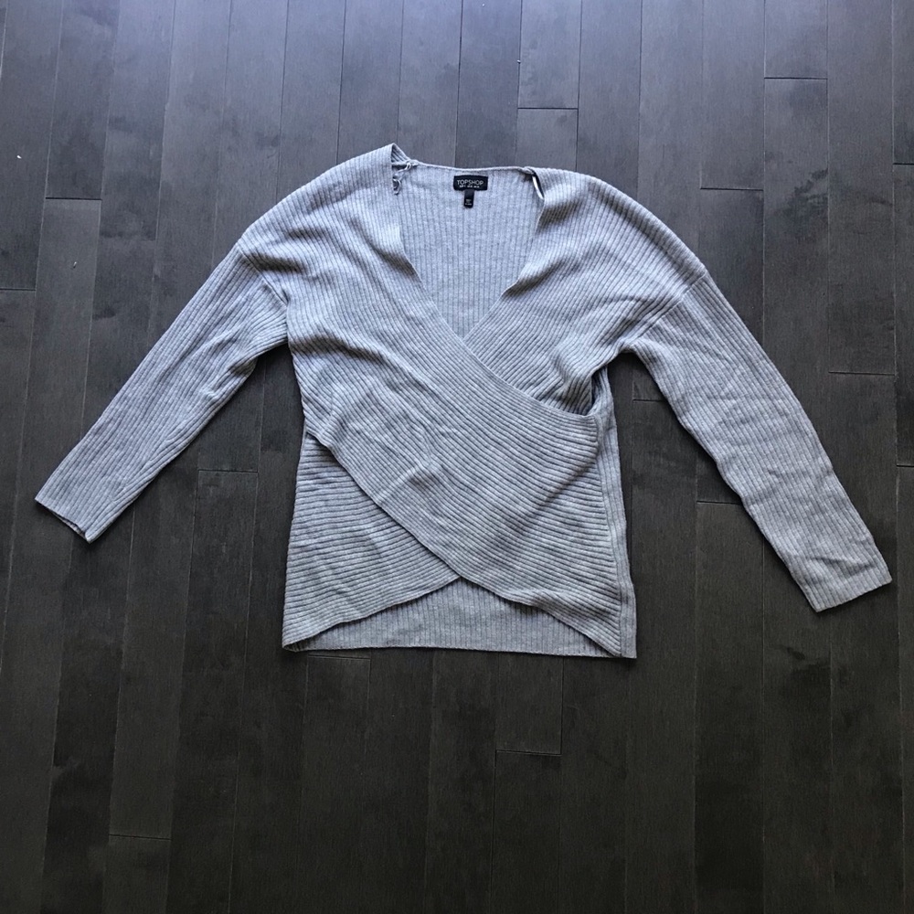 Topshop Surplice Sweater